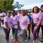 From left are Shantelle Dames, Marketing Administrator; Ken G. Delancy, Office Administrator; Althea Gibson, Sales Representative; Anastacia Gray, Receptionist; Chantal A. Horton, Communications Officer; Anthony Longley, Sales Representative