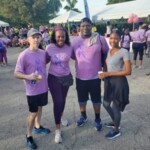 From left are Steve Haughey, Chief Operating Officer; Chantal A. Horton, Communications Officer; Peter Isaacs, Accounts Payable Assistant; Ashley Williams, Actuarial Trainee.