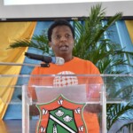 DeAndrea Lewis, Vice President, Life Operations, Colina Insurance Limited addresses attendees on filing insurance claims