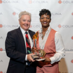 (l to r) Philip Smallwood, Director of Sales and Veoshe Johnson, Northern Branch – Colina’s Seasoned Salesperson of the Year, 2019
