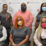Employee of the Year Award
(1st row, l to r): Nyoshi Ward, Supervisor, Payment Centre; Deangelo Conliffe, Premium Accountant, Payment Centre; Raven Jones, Cashier, Payment Centre.
(2nd row, l to r): Garbriel Green, Cashier, Payment Centre; Richonna Newbold, Cashier, Payment Centre; Keitra Gordon, Premium Accountant, Payment Centre.