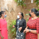 (l to r) Wendy Butler, Vice President, Group & Health Benefits, Colina Insurance Limited; Tamika Roberts, President, Bahamas Kidney Association and Sandra Thomas, Manager, Claims and Administration Colina Insurance Limited discussing initiatives the association has planned for the month.