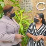 (l to r) Cheryl Martins, Manager, Group Sales & Administration and Shanique Taylor, Executive Team Member, Bahamas Kidney Association sharing facts on chronic kidney disease in The Bahamas.