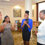 Matthew Williams, UB Student; DeAndrea Lewis, Vice President, Life Operations, Colina; Arthurnique Jones, UB Student and Maxine V. Seymour, Director, Corporate Communications, Colina discussed life at UB then and now, contrasting Lewis and Seymour’s time there with the current experiences of Williams and Jones. Jones is set to graduate this summer.