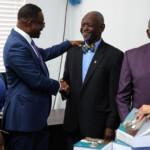 (l to r) Elrod Outten, Branch Manager, Colina's Northern Branch and Dr. Andrew Moxey, Dean of Faculty, UB North had preliminary discussions about the possibility of recruiting students interested in the insurance industry and enhancing the financial planning components of the college's curriculum.