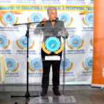 The Hon. Glenys Hanna-Martin, Minister of Education, Technical & Vocational Training discussed the importance of having history documented and expressed her gratitude for Colina’s donation.
