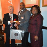 (l to r) Philip Smallwood, Director of Sales, Jeffrey Randall, Branch Manager and Clothie Lockhart, Sales Training Manager.