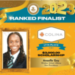 Anaelle Gay, a sixth grade student at Windsor School, ranked 17th among 123 of BPSSYF nominees.