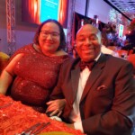 C. Kino McCartney, Branch Manager, 21 Collins, and his wife, Lisa.