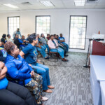 Dr. Dashawn Saunders addressed Colina on autism at the Company’s ‘Lunch and Learn’ event.