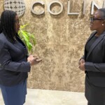 (l to r) Maxine V. Seymour. Director, Corporate Communications and Kristin Beneby, President, BSCA discuss the importance of the partnership and the work of the BSCA in the community.