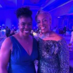 Maxine V. Seymour, Director of Corporate Communications and Immediate Past President Camille, Lady Barnett. Arame Ford- Strachan is the current President.