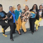 The vibrant colours of the Bahamian flag being shown by the Northern Branch.