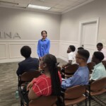 One of the future change makers gave the vote of thanks on behalf of the students.