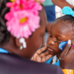 There was face painting for everyone.