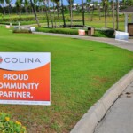 Colina’s presence was felt across the course, with branded paraphernalia adding a vibrant touch to the lawn.