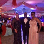 (l to r) Sandradee Henfield, Northern Branch Manager; Edison L. Sumner, President, The Bahamas Red Cross Society; and Maxine Seymour, Director Of Communications at the Starlight Soirée fundraiser in Grand Bahama.