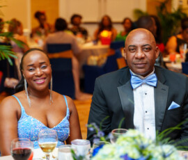Jeffrey Randall, Branch Manager and his wife at BIA’s 50th Anniversary Banquet.