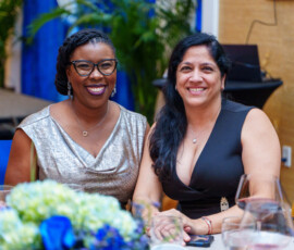 (l to r) Maxine V. Seymour, Director, Communications and Sapna Chatlani, Vice President, Group & Health Benefits.