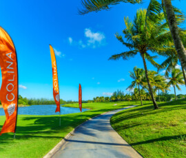 Spectacular scenery made every swing a memorable moment.