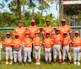 The Colina Astros are pictured ahead of play on JBLN Opening Day 2026.