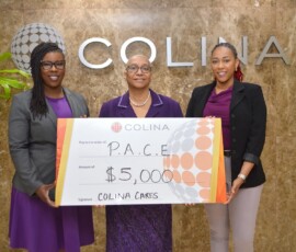 L to r: Maxine V. Seymour, Director of Communications, Colina; Patrice Miller, Principal, PACE and D’Andra Johnson, Legal Counsel, Colina.