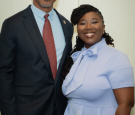 Marcus Bosland, Chief Operating Officer of Colina, pictured with Dr. Nikechia Hall- Dennis, President of the Medical Association of The Bahamas.